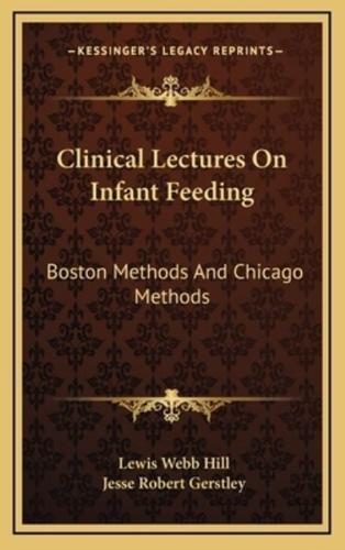 Clinical Lectures on Infant Feeding