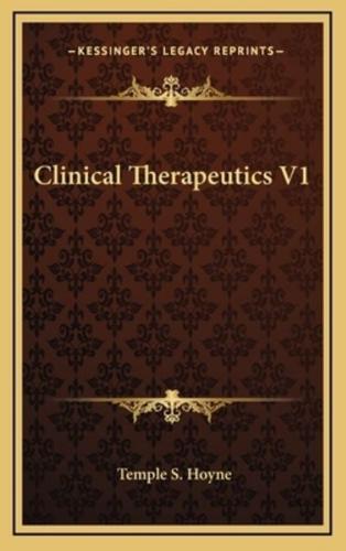 Clinical Therapeutics V1