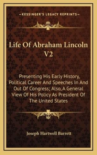 Life of Abraham Lincoln V2