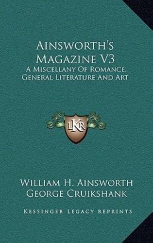Ainsworth's Magazine V3