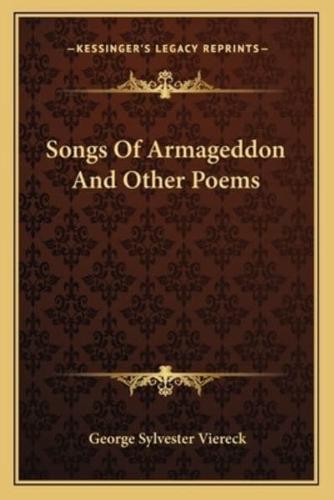 Songs Of Armageddon And Other Poems