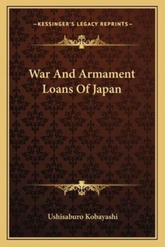 War and Armament Loans of Japan