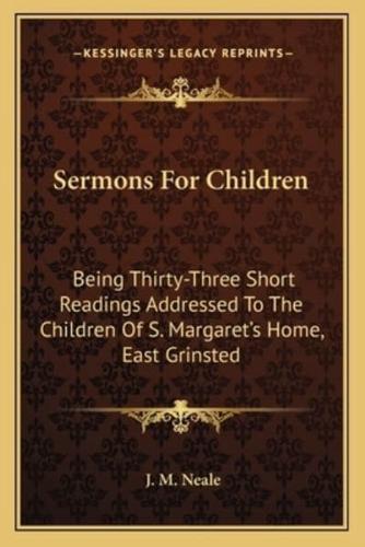 Sermons For Children