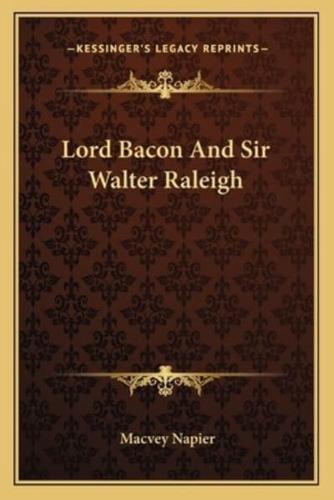 Lord Bacon And Sir Walter Raleigh