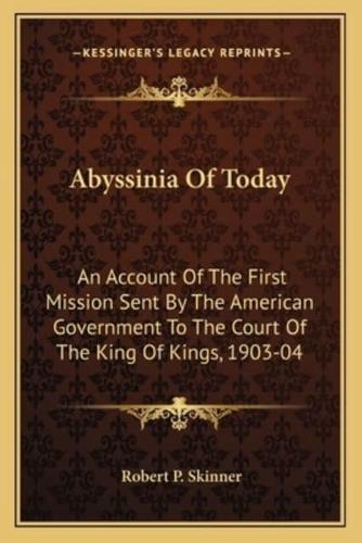 Abyssinia Of Today