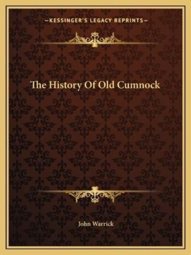 The History Of Old Cumnock