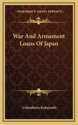 War and Armament Loans of Japan