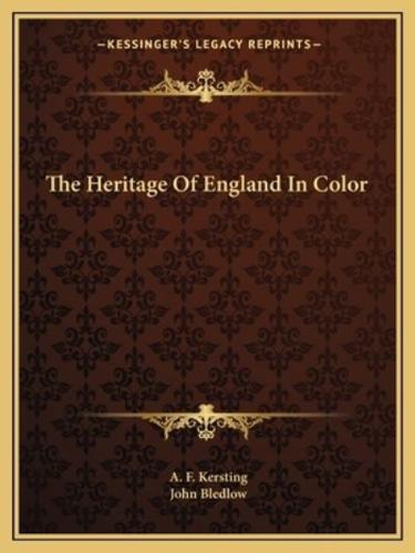 The Heritage Of England In Color