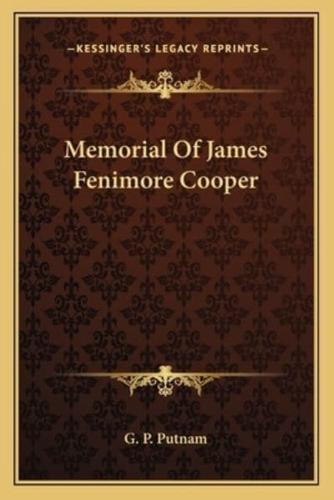 Memorial Of James Fenimore Cooper