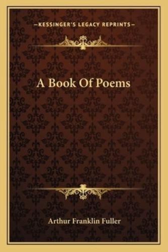 A Book Of Poems