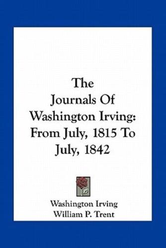 The Journals Of Washington Irving