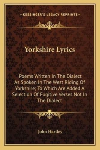 Yorkshire Lyrics