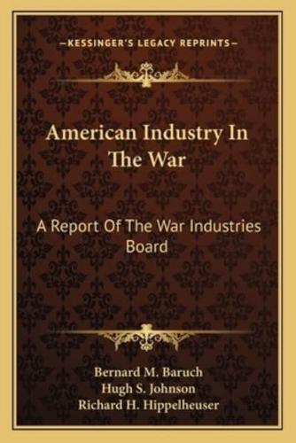 American Industry In The War