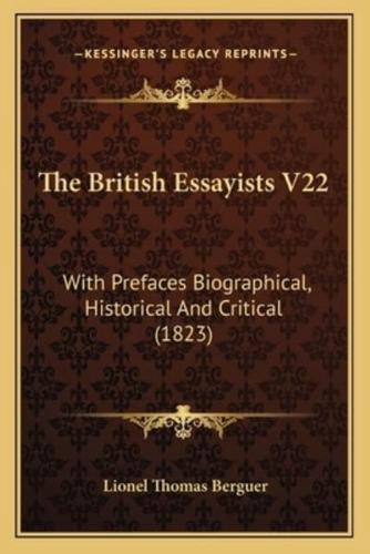 The British Essayists V22