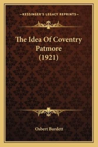 The Idea Of Coventry Patmore (1921)