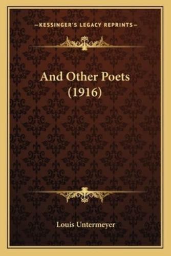 And Other Poets (1916)