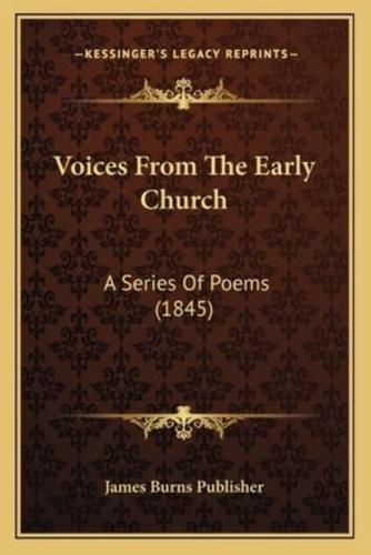 Voices From The Early Church