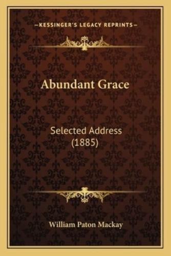 Abundant Grace