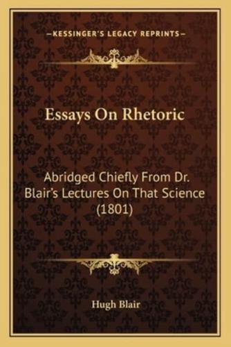 Essays On Rhetoric