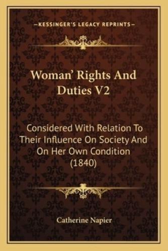 Woman' Rights And Duties V2