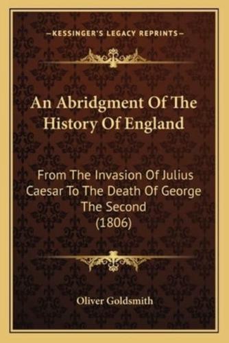 An Abridgment Of The History Of England