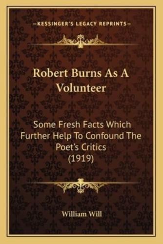 Robert Burns As A Volunteer