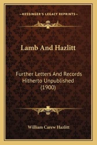 Lamb And Hazlitt