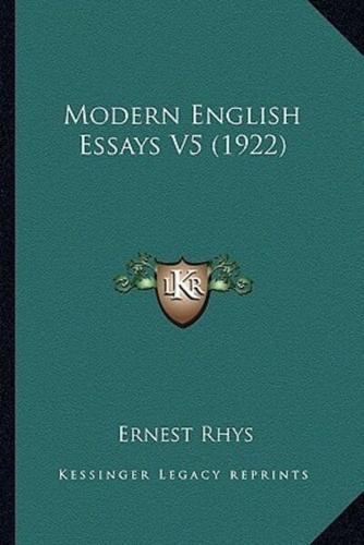 Modern English Essays V5 (1922)