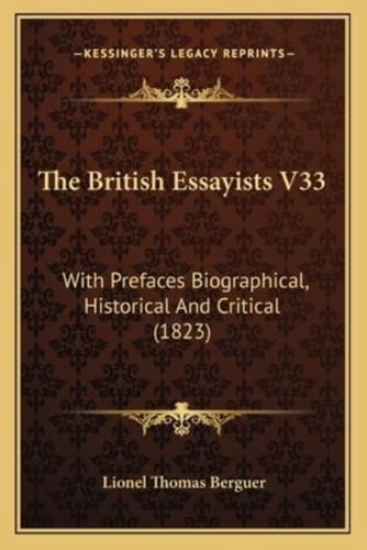 The British Essayists V33