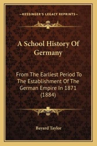 A School History Of Germany