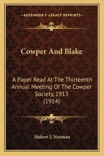 Cowper And Blake