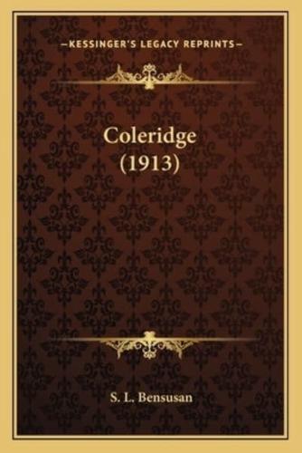 Coleridge (1913)