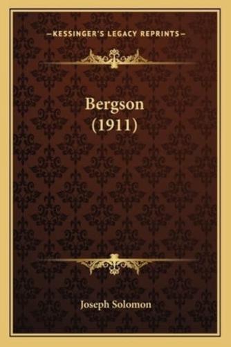 Bergson (1911)