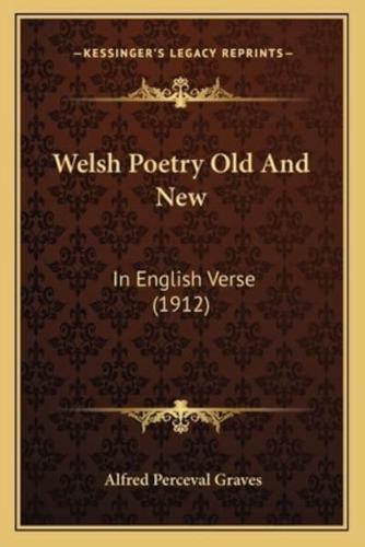 Welsh Poetry Old and New