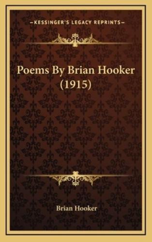 Poems by Brian Hooker (1915)