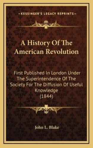 A History Of The American Revolution