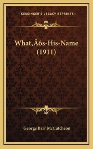 What's-His-Name (1911)