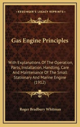 Gas Engine Principles