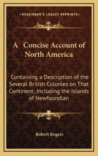 A Concise Account of North America
