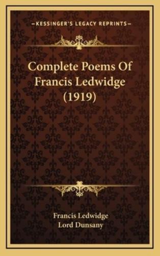 Complete Poems of Francis Ledwidge (1919)