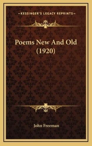 Poems New and Old (1920)