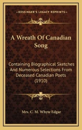 A Wreath of Canadian Song