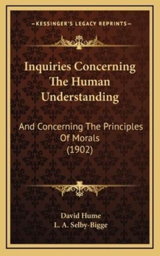 Inquiries Concerning the Human Understanding
