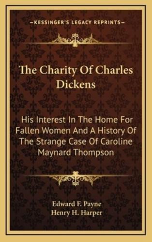 The Charity Of Charles Dickens