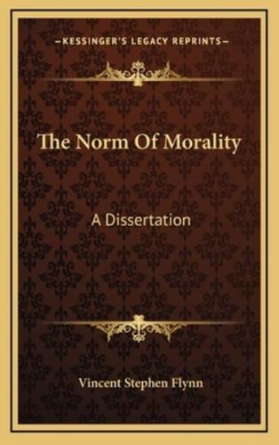 The Norm of Morality