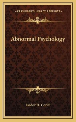 Abnormal Psychology