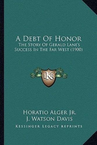 A Debt Of Honor