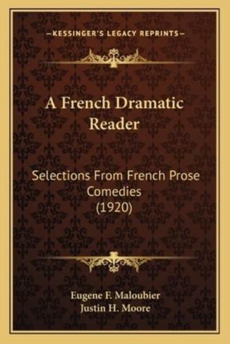 A French Dramatic Reader