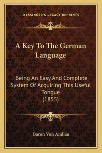 A Key To The German Language