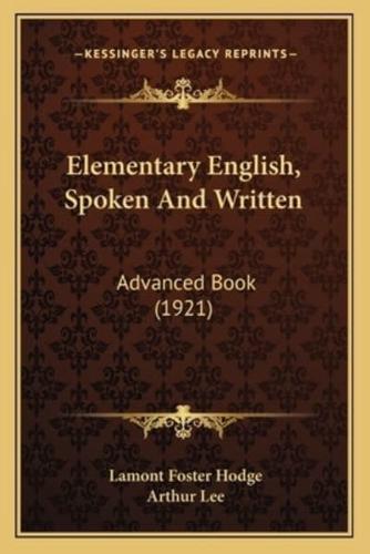 Elementary English, Spoken And Written